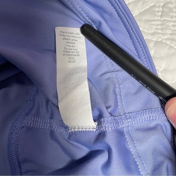 Athleta Cross Train 7/8 Paddle Leggings Womens Size XS Blue Colorblock Athletic - Picture 9 of 12